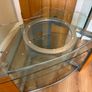 Glass TV table / stand Image 3