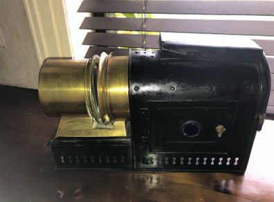 Antique magic lantern