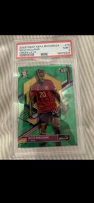 2023 Topps Finest UEFA Nico Williams RC #75 Green Lava Refractor /99 PSA 9 MINT