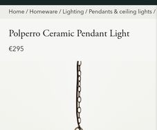 Neptune Polperro Ceiling Light