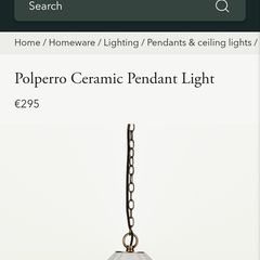 Neptune Polperro Ceiling Light