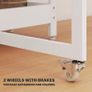 Four-Person Drop Leaf Table - White Image 5