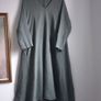 Oska Style khaki green linen dress size uk 14 Image 5