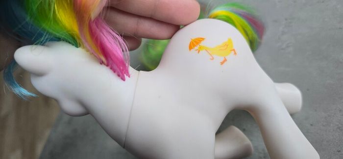 Quackers HTF Duck Twinkle Eye Ponies TE MLP G1 My Little Pony