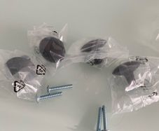 4 New Metal Knobs