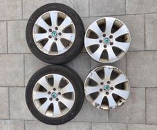 4 Alloys wheels Skoda 205/55/R16
