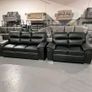 3+2 Bromley Gretal Leather & Fabric Sofa Set Image 7