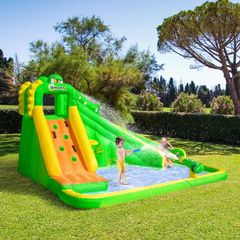 5 in 1 Kids Bouncy Castle Large Crocodile Style Inflatable House