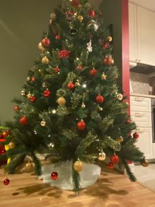 Christmas tree mat