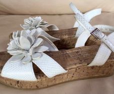 Next Girls White Sandals