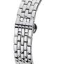 Chrono Diamond 10610B schwarz-35 mm Women's Watch Metal Strap Silver, LIMITED EDITION Image 4