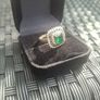Stunning Vintage 925 Sterling Silver Ladies Cocktail Ring Image 2