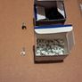 New. 3.5 and 4mm 2 boxes electric cable clips 100pc Image 2
