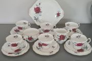 21 pcs Royal Albert Sweet Romance Tea Set