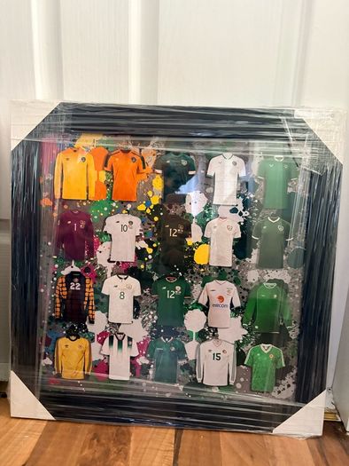 Framed jersey prints