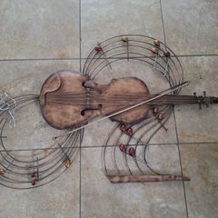 Metal musical wall art