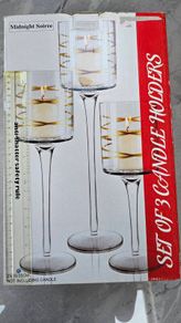 Glass Candle Holders