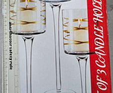 Glass Candle Holders