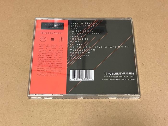 twenty one pilots  -  blurry face    cd
