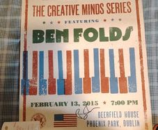 Ben Folds Autographed Creative Minds Poster