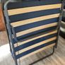Fold away single bed with mattress in good condition Image 4