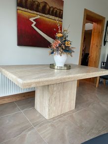 marble dining table