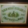 Vintage D.W.D. Dublin Whisky Distillery Framed Ad Image 6