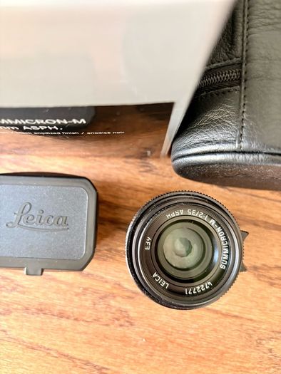 Summicron-M 35 mm f/2 ASPH 11673 + Leica  UV filter 13030