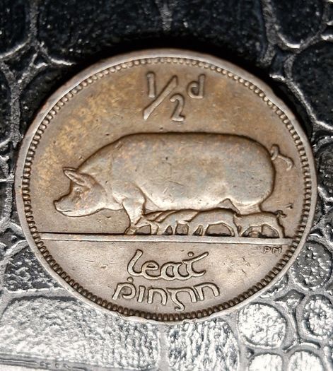 Ireland 1940 key date 1/2 d Half Penny coin