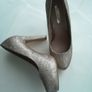 Gold Miss KG heels, size 6 (39) with matching clutch Image 4