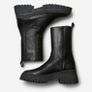 Black Leather Boots by Selected Femme Image 5