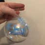 Personalised Glass Christmas baubles Image 2