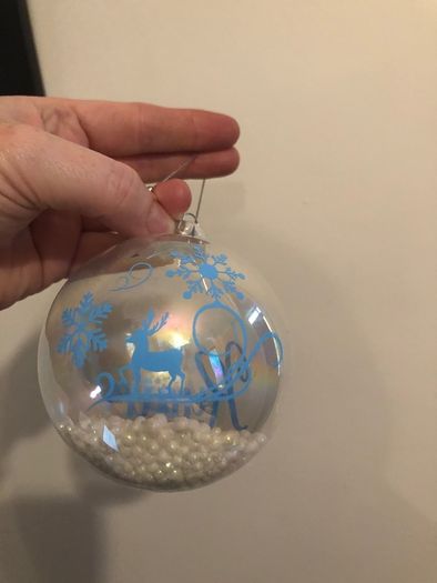 personalised christmas baubles