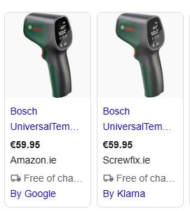 Bosch UniversalTemp Infrared Thermometer (-30 to +500, Easy and Precise Measurement, 3 Predefined Material Groups