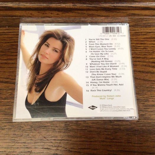Shania Twain come on over CD