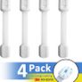 Child Safety Strap Locks for Cupboards, Fridge, Cabinets, Drawers, Dishwasher, Toilet, 3M Adhesive No Drilling (4 Pack) Image 3