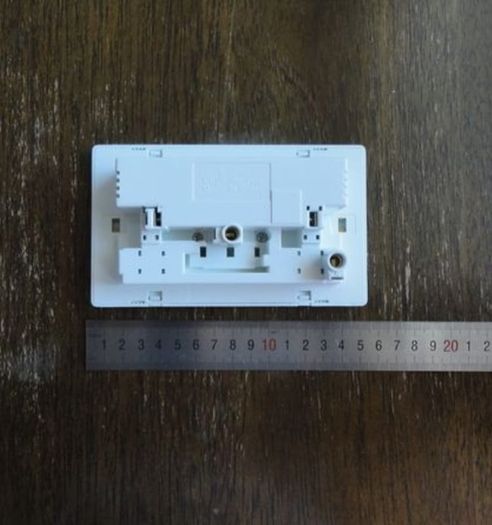 Double sockets with USB ports