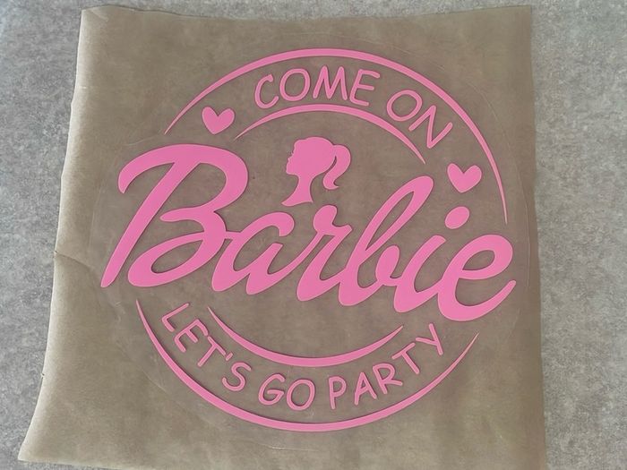 Home iron on vinyl transfers