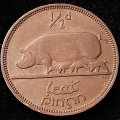 Ireland - 1942 - Half Penny - Sow - KM.12 - [92]