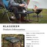 Blackdeer Outdoor Furniture Portable Table Camping Portable Folding Iron Tables Picnic Ultra Light Folding Garden Desk Image 2