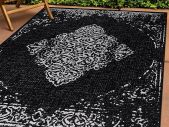X Large Rug  Indoor & Outdoor Rug Vintage Design Flat Weave Kitchen Rug