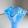 Vintage Blue and White Vase Image 3