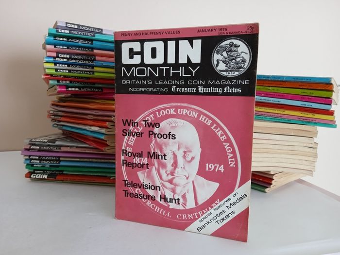 Coin Monthly: The Magazine for All Coin Collectors (56 Volumes) January, 1975 - November, 1980 (GT562)