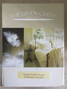 4 Seasons (4.5tog & 9tog = 13.5 tog) Goose Down Duvet Double
