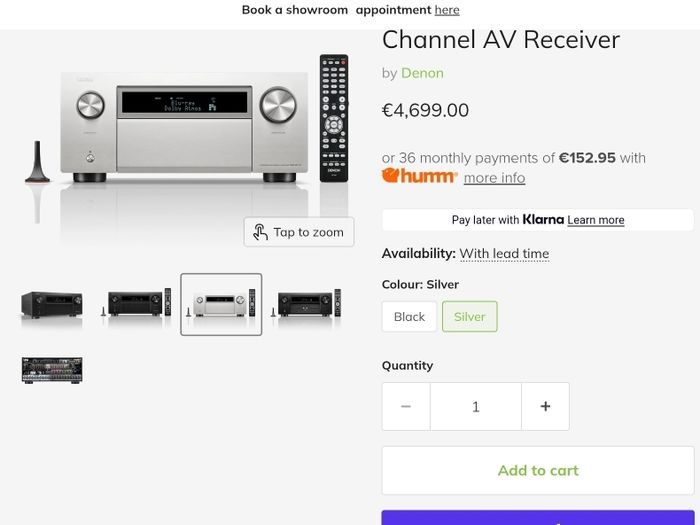 FLAGSHIP DENON  Denon AVC-X8500HA The World's first 13.2 Channel 210w of power 8K This Has Everything As new Boxed still under warranty 4500 New