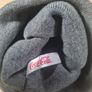 Coca Cola beanie bobble hat pink and grey pom pom Coke Image 9