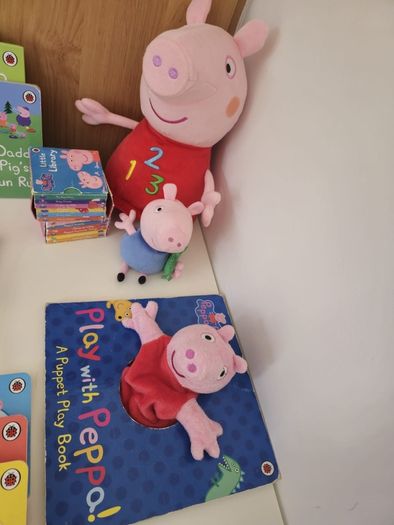 Peppa Pig toys and books set