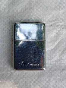 Vintage Zippo Lighter "Je t'aime" (1995)