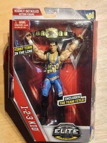 Wwe elite 1-2-3 kid with world tag team belt rare