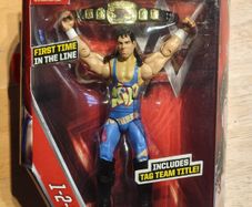 Wwe elite 1-2-3 kid with world tag team belt rare